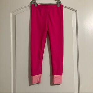 Tuga Swimwear Girl’s Modest Swim Pants Leggings Bright Pink Sz 8/10yrs